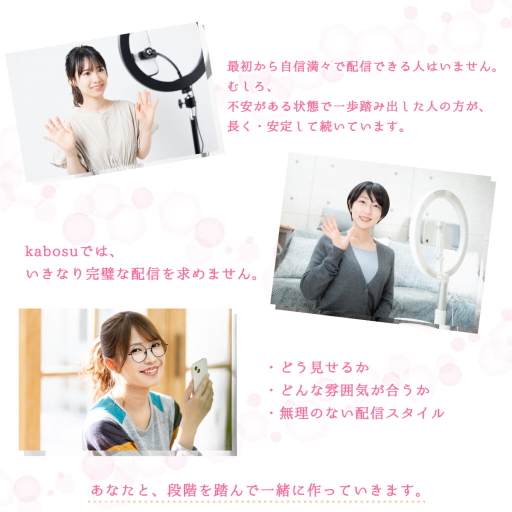 kabosuのライバーとの関係